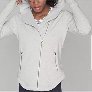 Athleta Easy Cozy Karma Zip Up Jacket